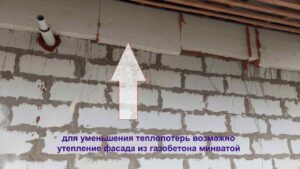 Для уменьшения теплопотерь рекомендую утеплить фасад минватой